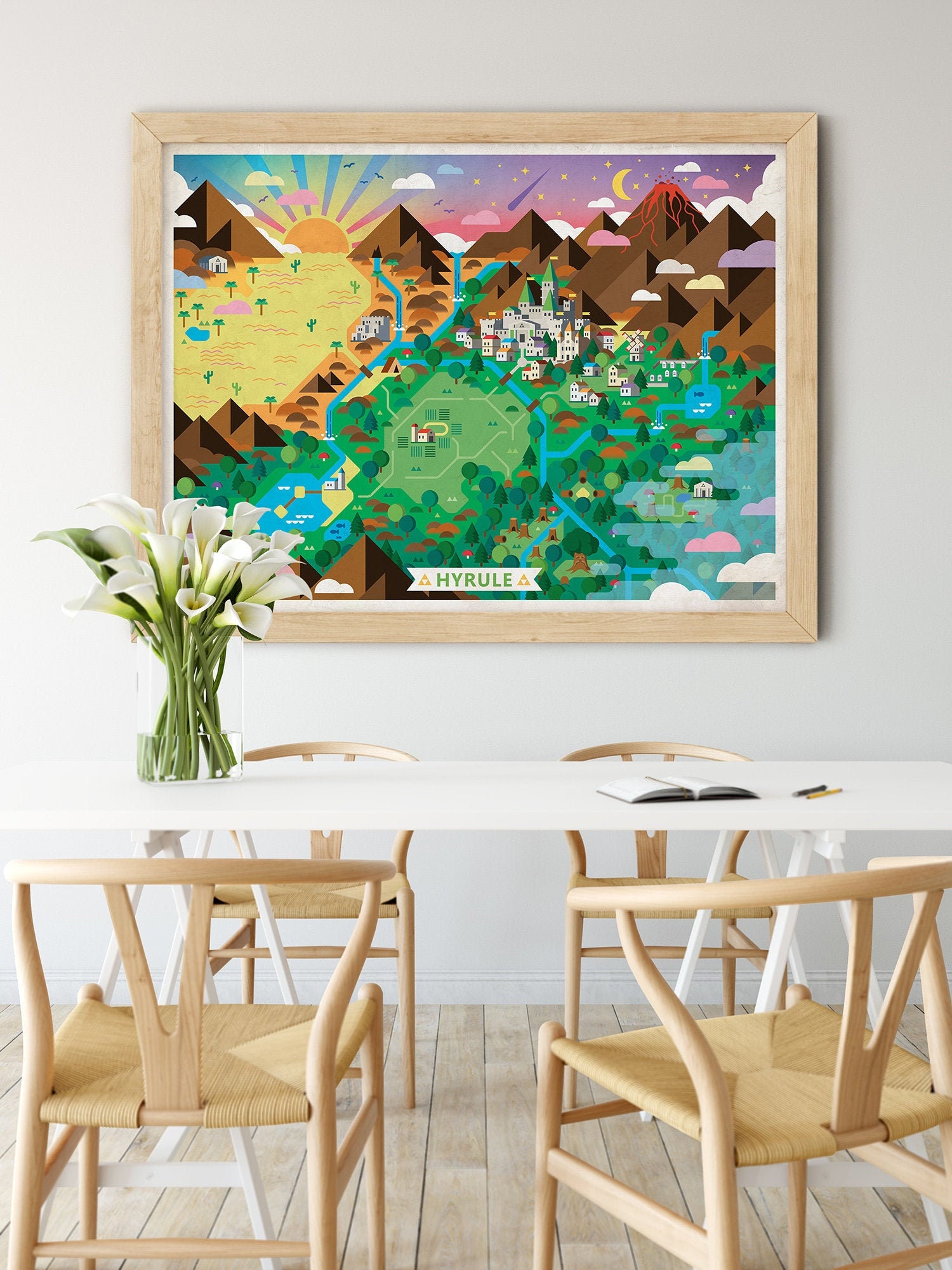 Legend of Zelda: A Link to the Past, Map of Hyrule - Canvas Wrap Print -  PersonalThrows