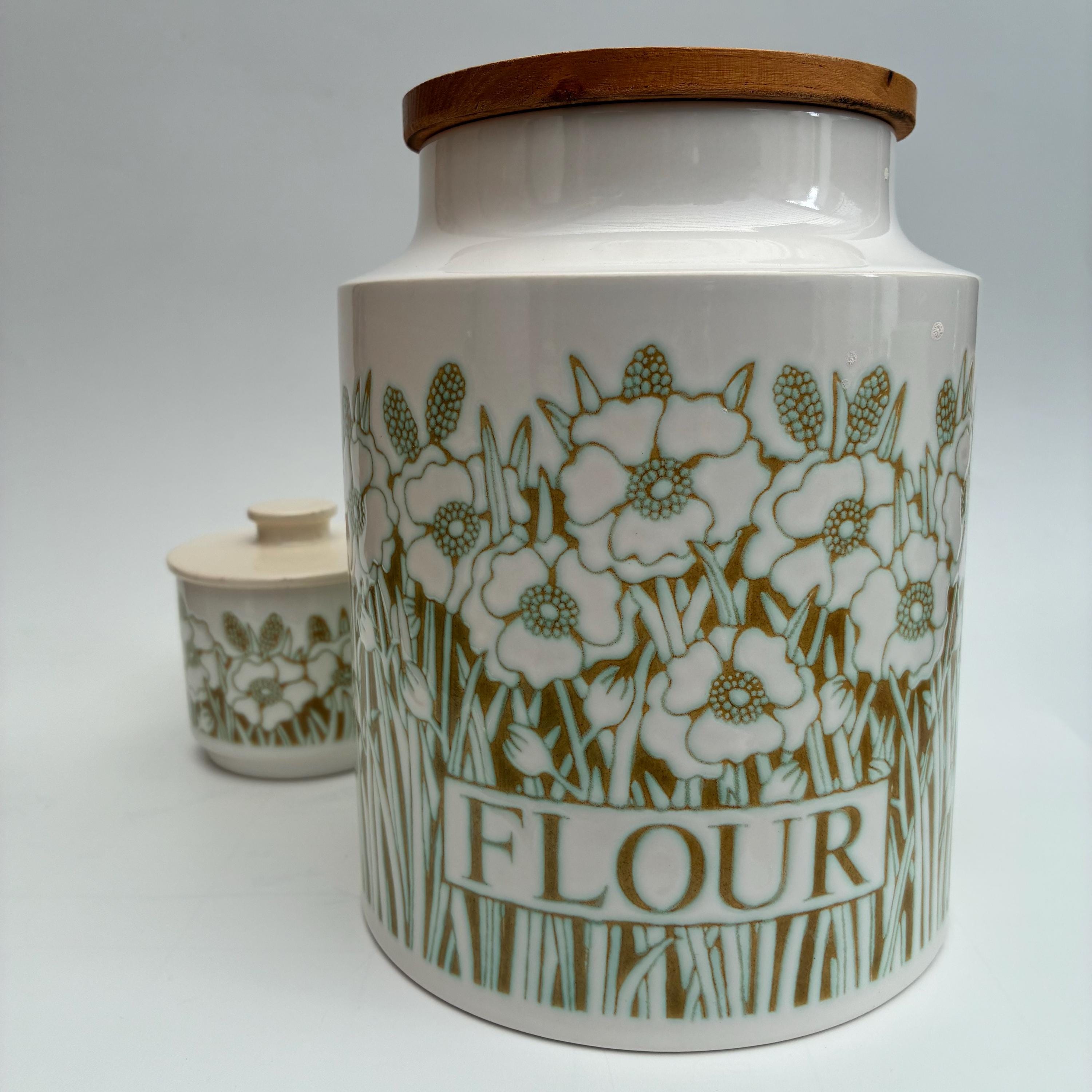 Hornsea Bronte Flour Jar - Etsy UK