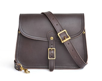 Leather Crossbody Purse, Crossbody Bag for Women, Leather Shoulder Bag, Messenger Bag, Womens Saddle Purse Leather, Gift for Her