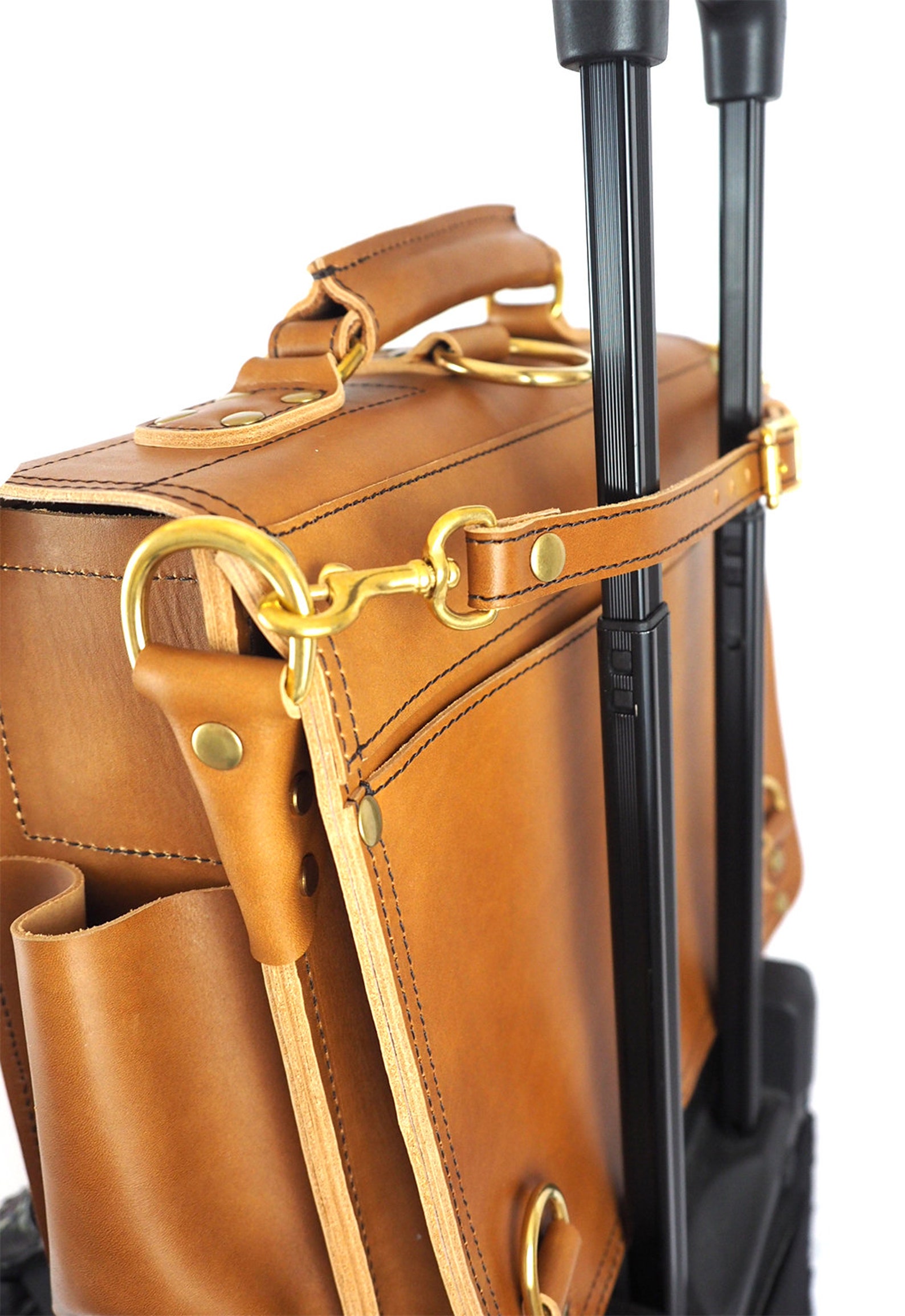 Leather Strap for Rolling Luggage Leather Luggage Strap Etsy