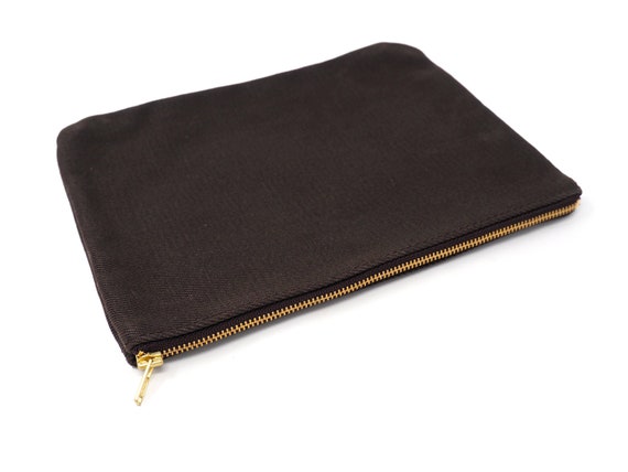 Pure Cotton Canvas Sublimation Coin Purse With Black Zipper And Matching  Lining Natural Light Ivory Color From Addisonpong, $181.83 | DHgate.Com
