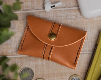 Leather Coin Purse, Leather Snap Pouch, Leather Accessory Pouch, Leather Snap Pouch, Men's Leather Coin Purse, Women's Leather Coin Purse