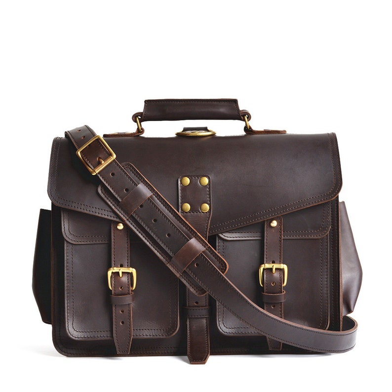 mens leather satchel backpack
