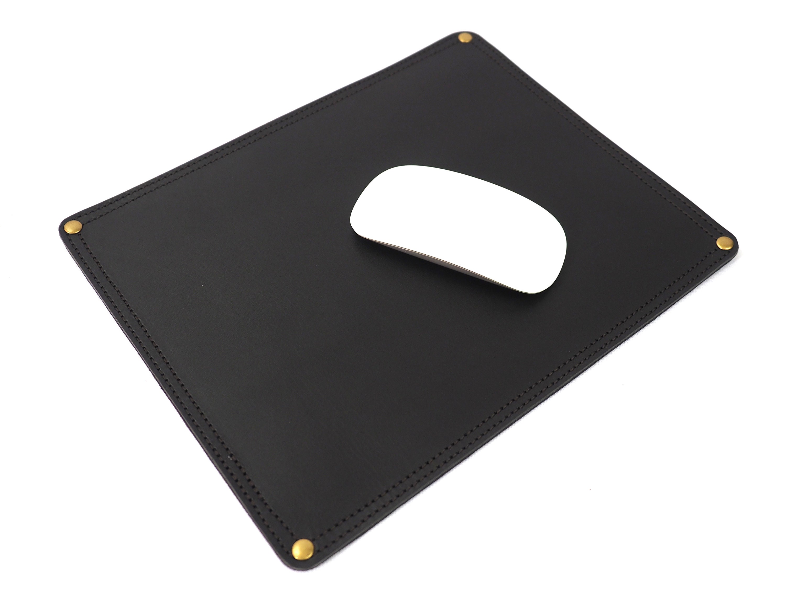 Leather Mouse Pad Leather Mousepad Leather Desk Pad Desk Etsy