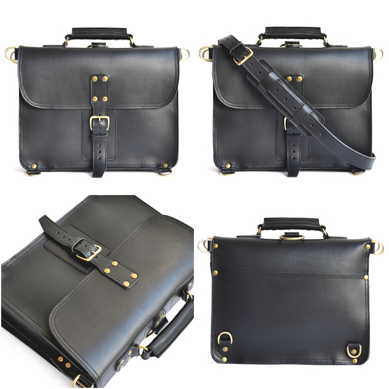 thin leather messenger bag