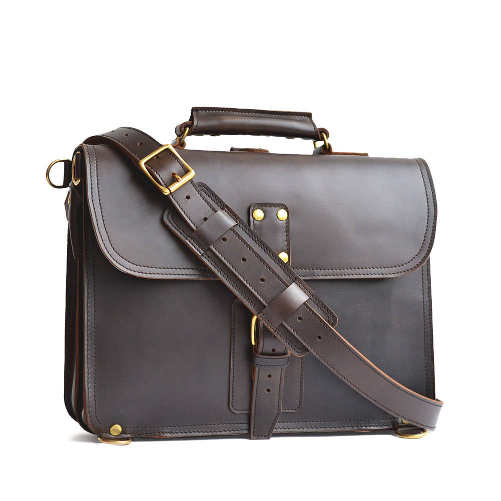 mens leather laptop travel bag