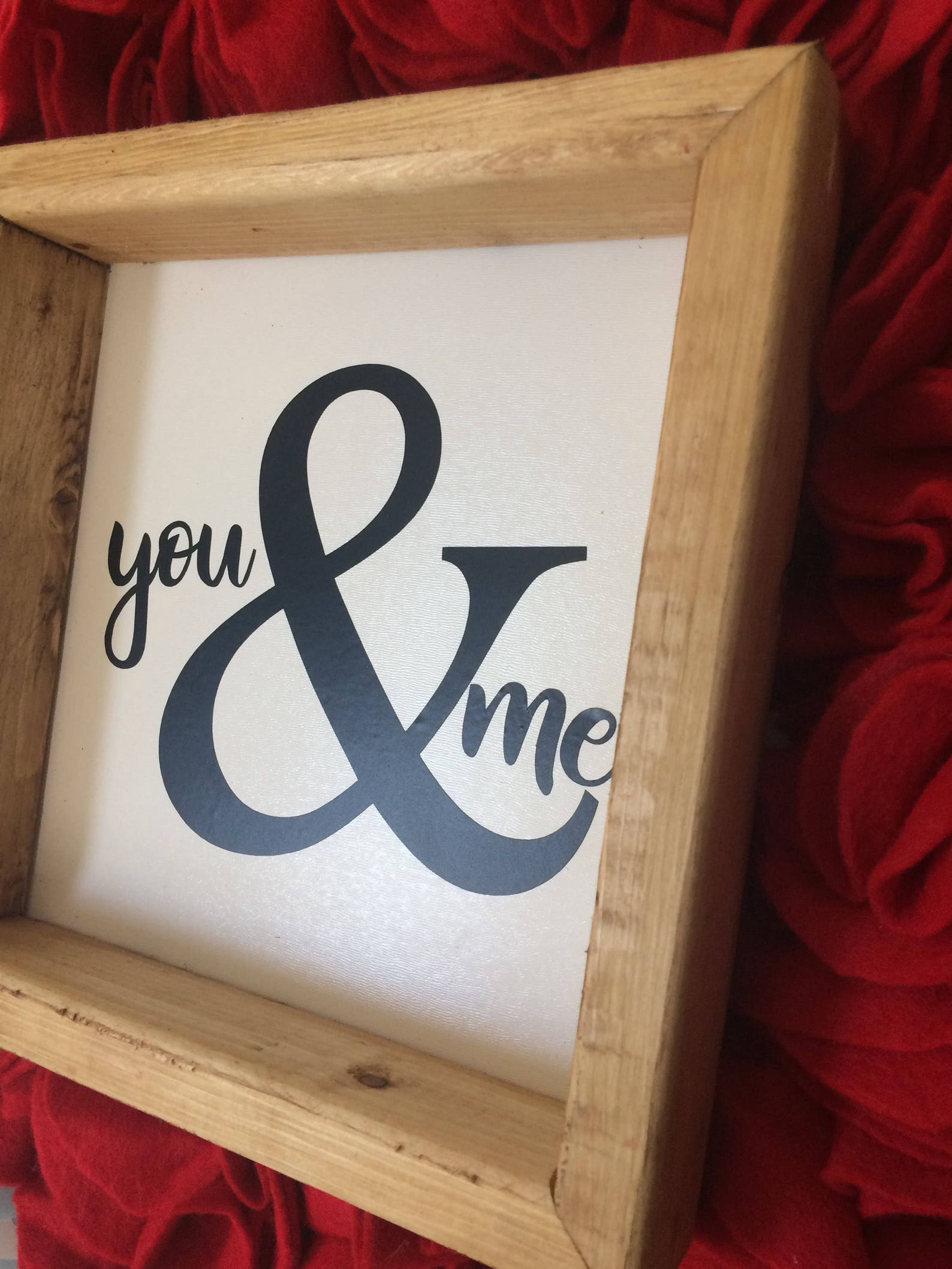 You and Me Sign You and Me Wood Sign You and Me Wall Art Etsy