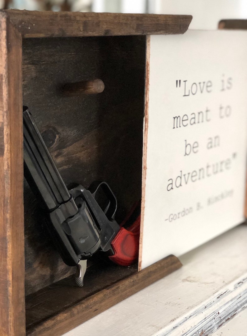 Hidden Gun Storage Gift For Him Gun Gifts Gun Case Gun | Etsy