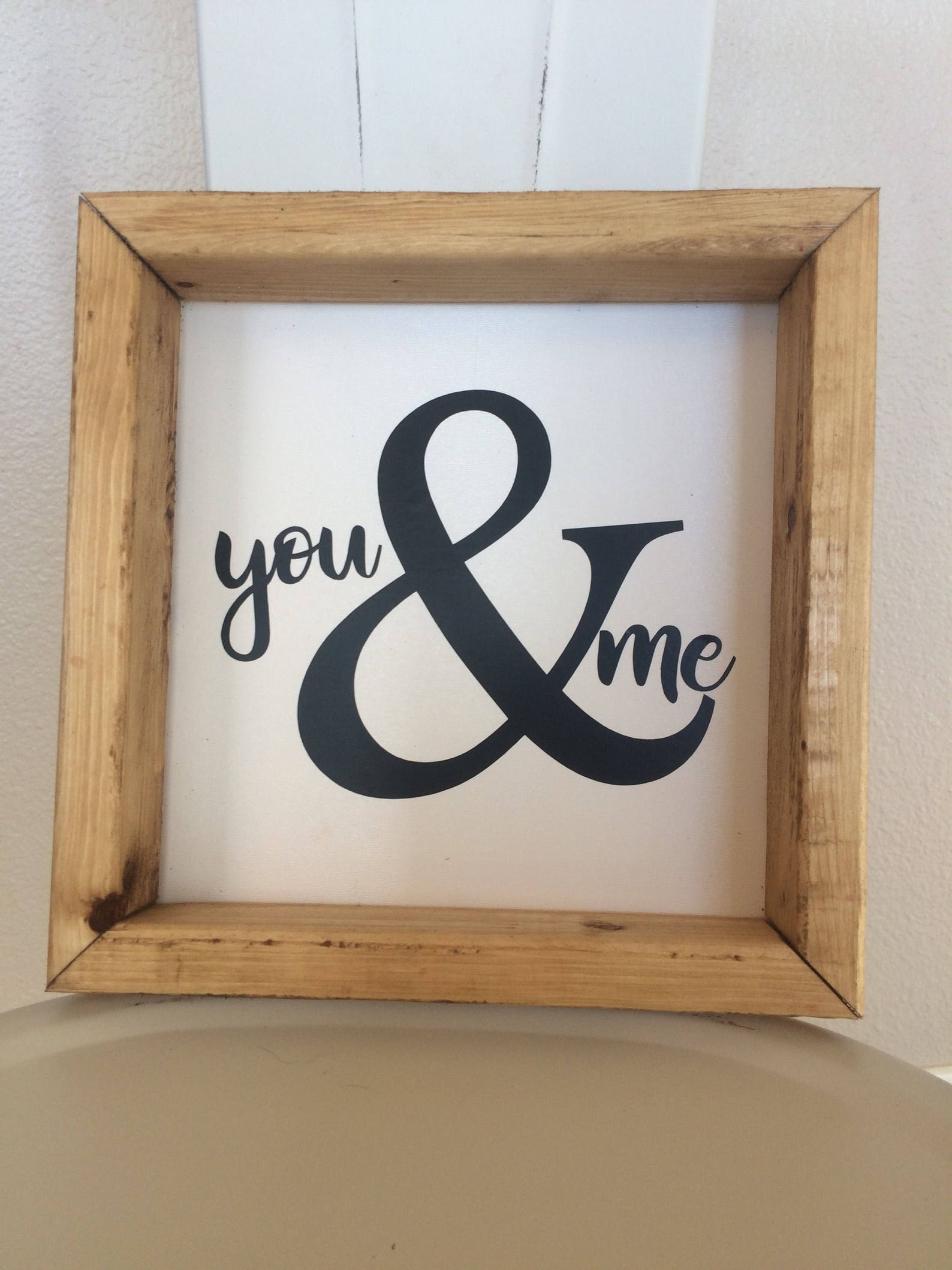 You and Me Sign You and Me Wood Sign You and Me Wall Art Etsy