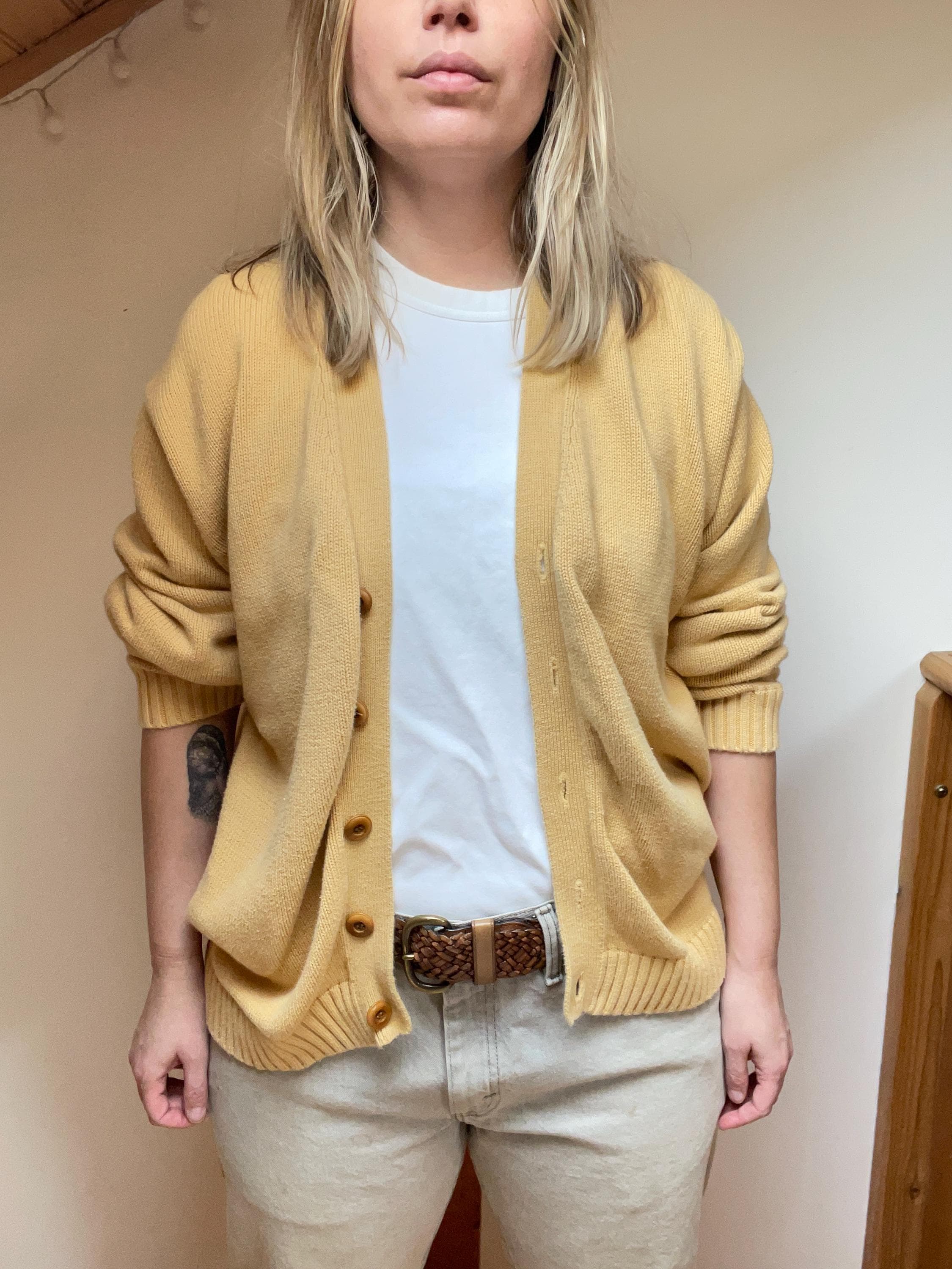Yellow Cardigan Canada