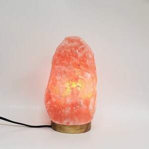 LARGE Himalayan Salt Lamp, 7" - 8" Salt Rock Lamp include Cord/Bulb,  Pink Salt Lamp, Natural Salt Lamp, Crystal Lamp, home decor, gift