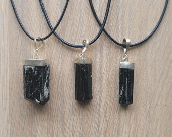 Black Tourmaline  Pendant | Pendant | purification & protection | Hand made and Natural Tourmaline Jewelry