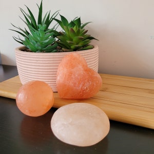 Himalayan Salt Massage Ball  Massage Heart  Massage Puk | Body Cleansing Bar | Pink Salt handmade deodorant, Authentic Natural Salt