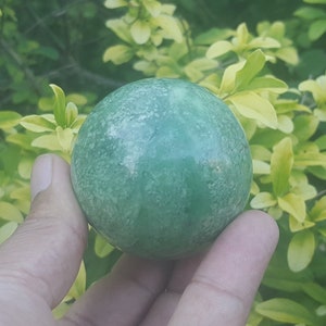 Idocrase Ball | Vesuvianite Sphere | 100% natural, untreated and hand polished | Metaphysical Healing Power Aura Sphere Ball