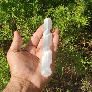 Selenite Wand, Moroccan Selenite, Selenite Crystal Wand, Healing Crystal, Protection Crystal, Removes Negative Energy, Selenite Charger Wand
