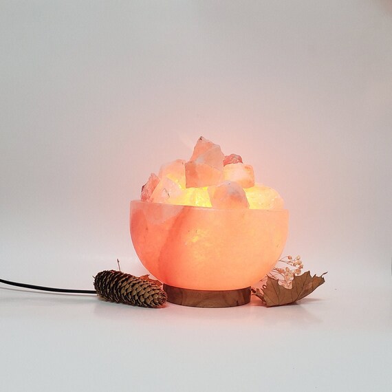 Himalayan Salt Bowl Lamp Prosperity Fire - Himalayan Salt Bowl Lamp Himalayan Salt Bowl Lamp Prosperity Fire - Himalayan Salt Bowl Lamp