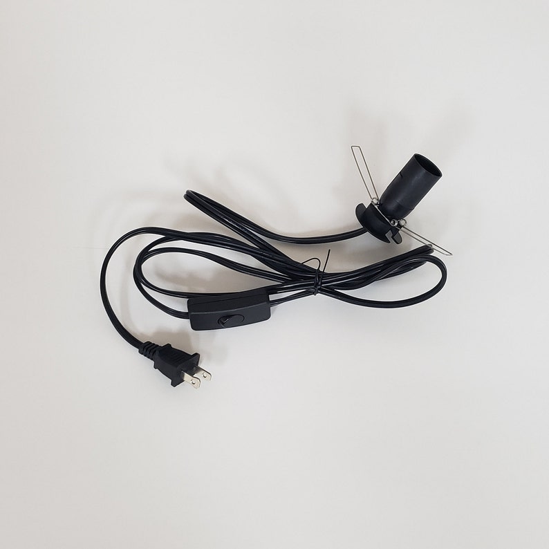 Pu&ograve; includere: Cavo elettrico nero con una presa per lampadina, un interruttore on/off in linea e una spina standard italiana.