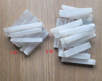 Selenite Sticks Bulk,  Small Selenite Crystal Wands & Sticklets , natural selenite , from morocco