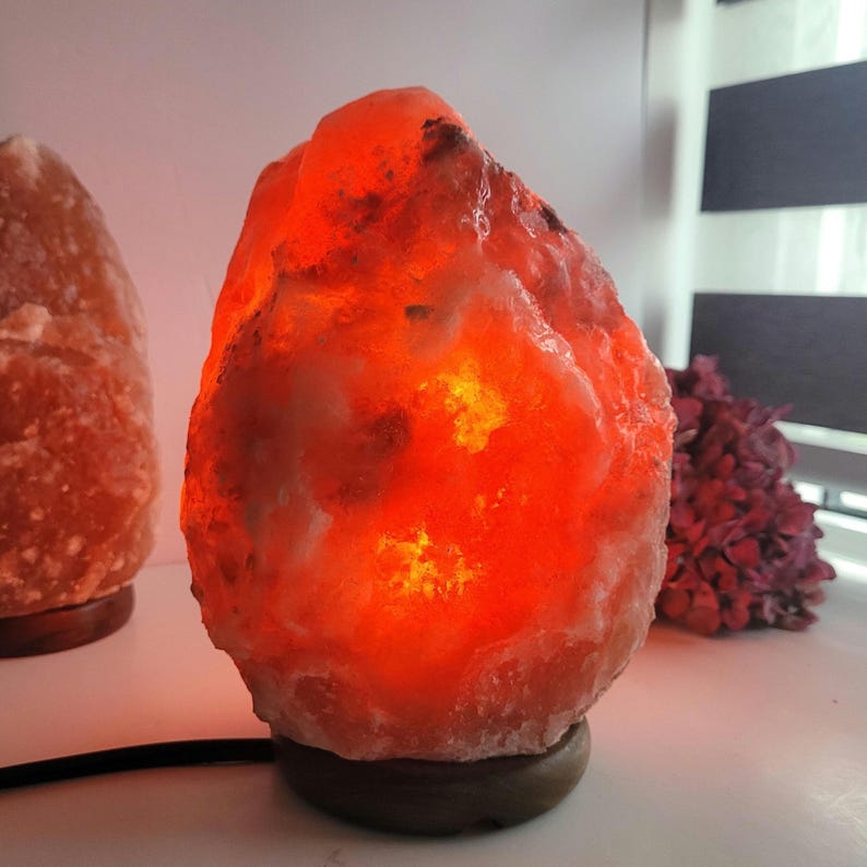 pink salt lamp