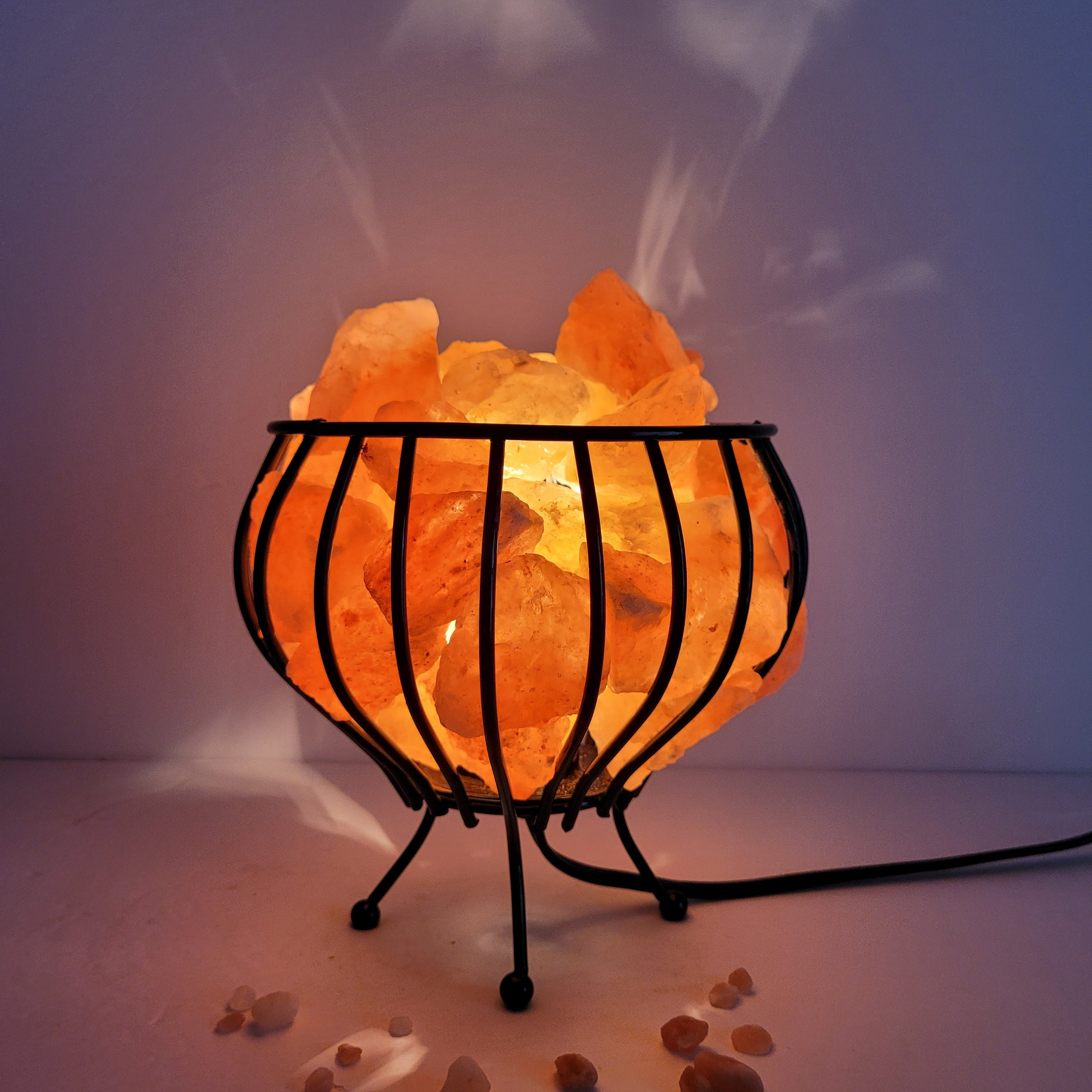 Salt lamp basket deals