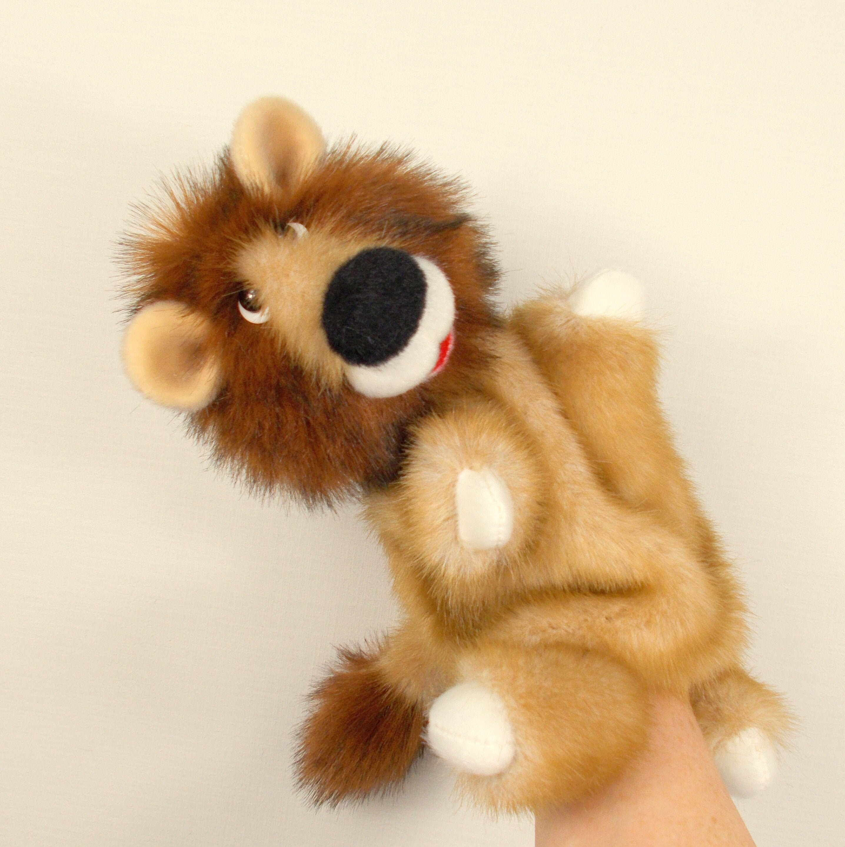 Hand puppet Lion for home puppet theater. lion. Etsy