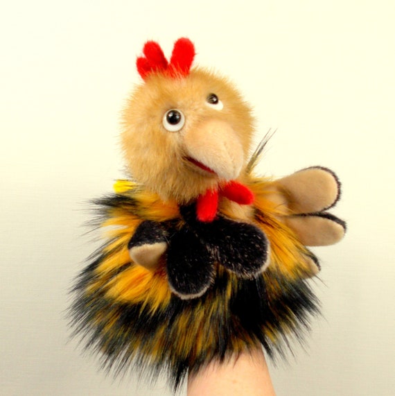 chicken hand puppet