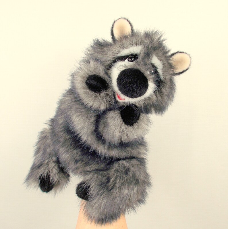 racoon puppet