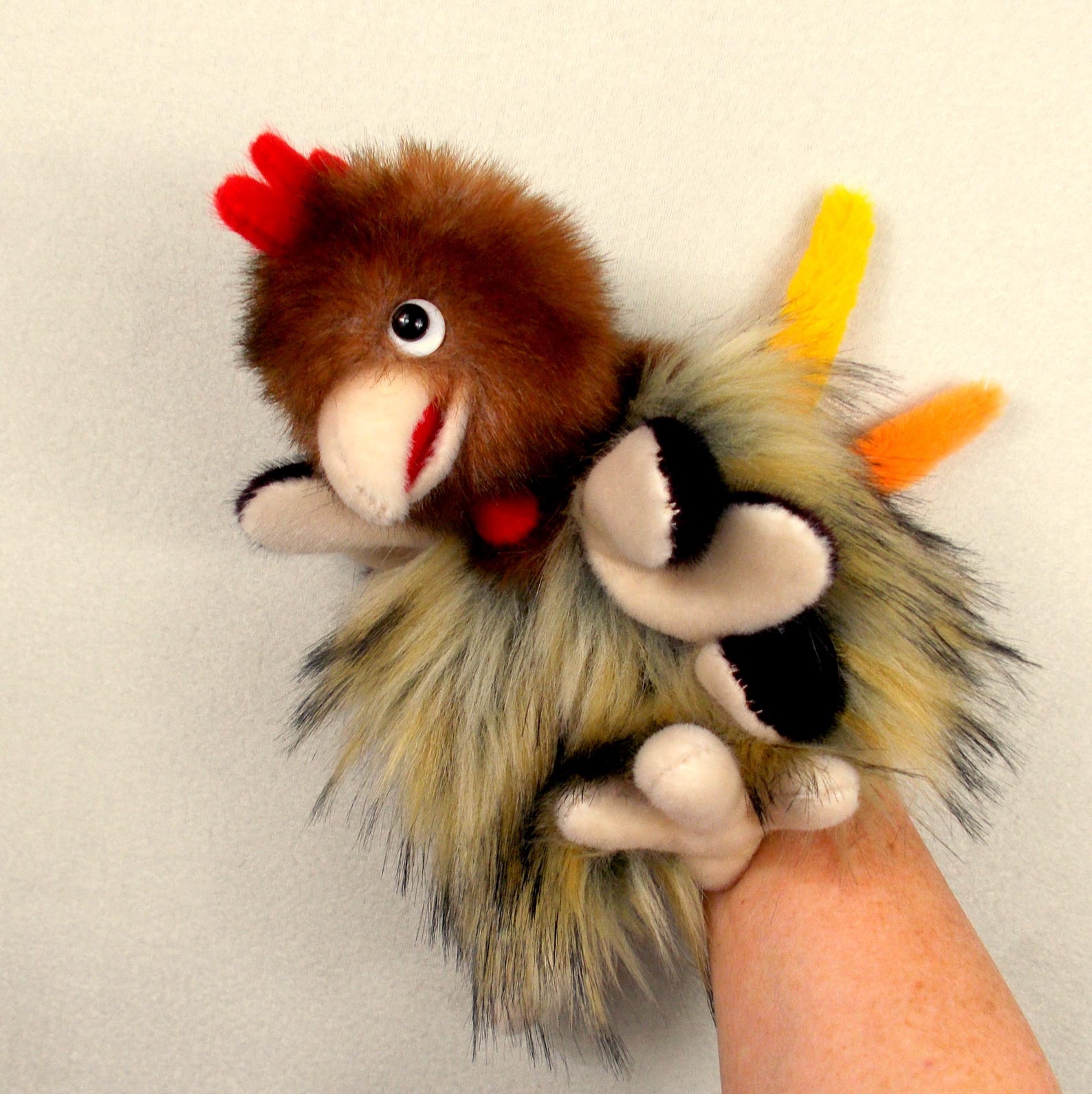String Puppet Chicken Hand Puppet Chicken for Puppetry, Plush Glove Character Puppet Chicken ...