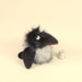 Crow finger puppets. Finger puppet theater. Finger theater. Toy for fingers. Little soft fur toy crow. Puppet bird. 