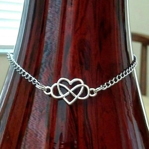 Infinity Love Heart Shape Ankle Bracelet Stainless Steel Chain Anklet Bracelet Women Foot Jewelry