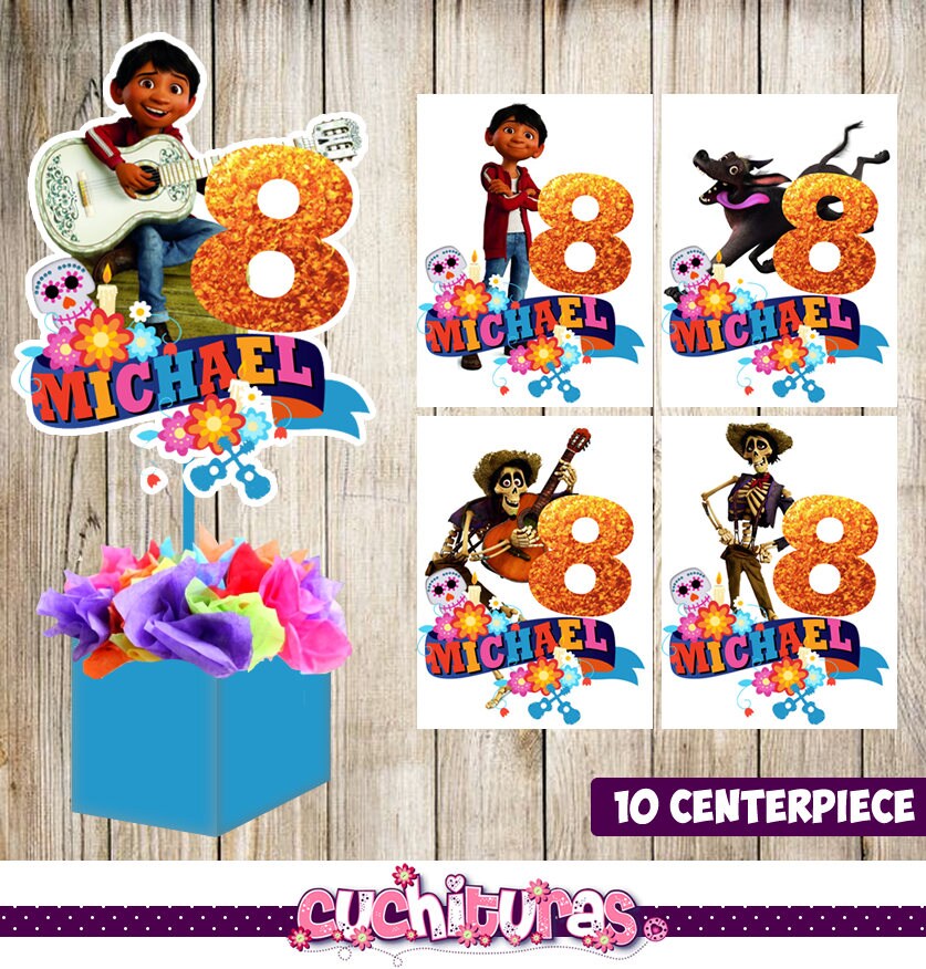 10 Coco centerpieces Coco printable centerpieces Coco party | Etsy