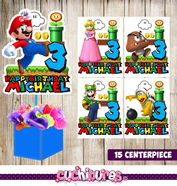 15 Super Mario Bros Centerpieces Printable