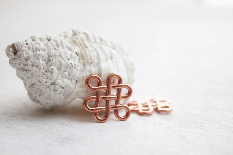 rose gold 10 pieces mandala pendant