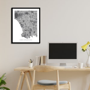 Choose Any City Custom Map Art Office Decor Travel Gift Custom Map City Map Print Home City Town Streets Map Art Wall Poster Gift Home image 6