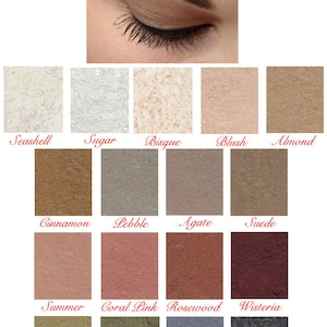 Studio Mineral Pure Natural Silk N Satin Eyeshadow Makeup Eye Liner & Shadow Pigment Made in the USA