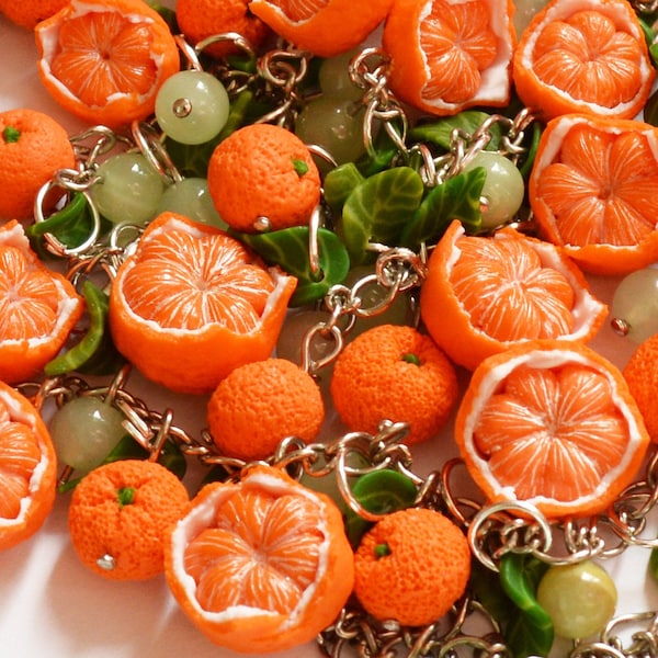 Orange Fruit Jewelry Etsy