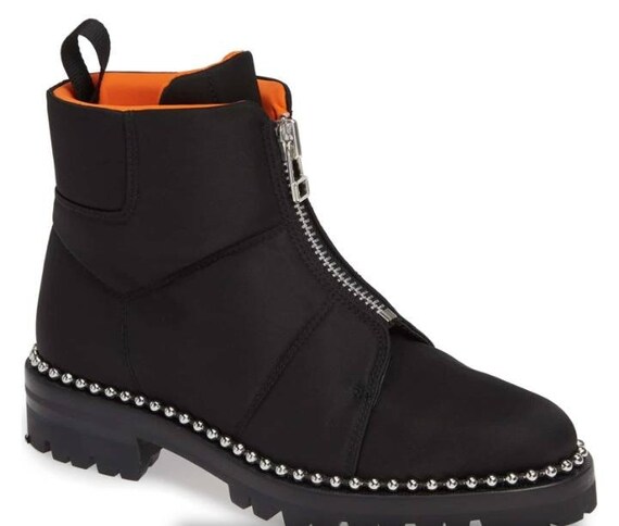 alexander wang steel toe boots