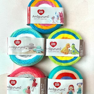 Mermaid • Flamingo • Llama • Dinosaur • Narwhal Amigurumi Yarn & Pattern