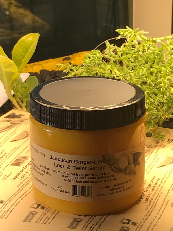 Salon Size Loc Serum Butter Jamaican Ginger Lime Loc Twist Etsy
