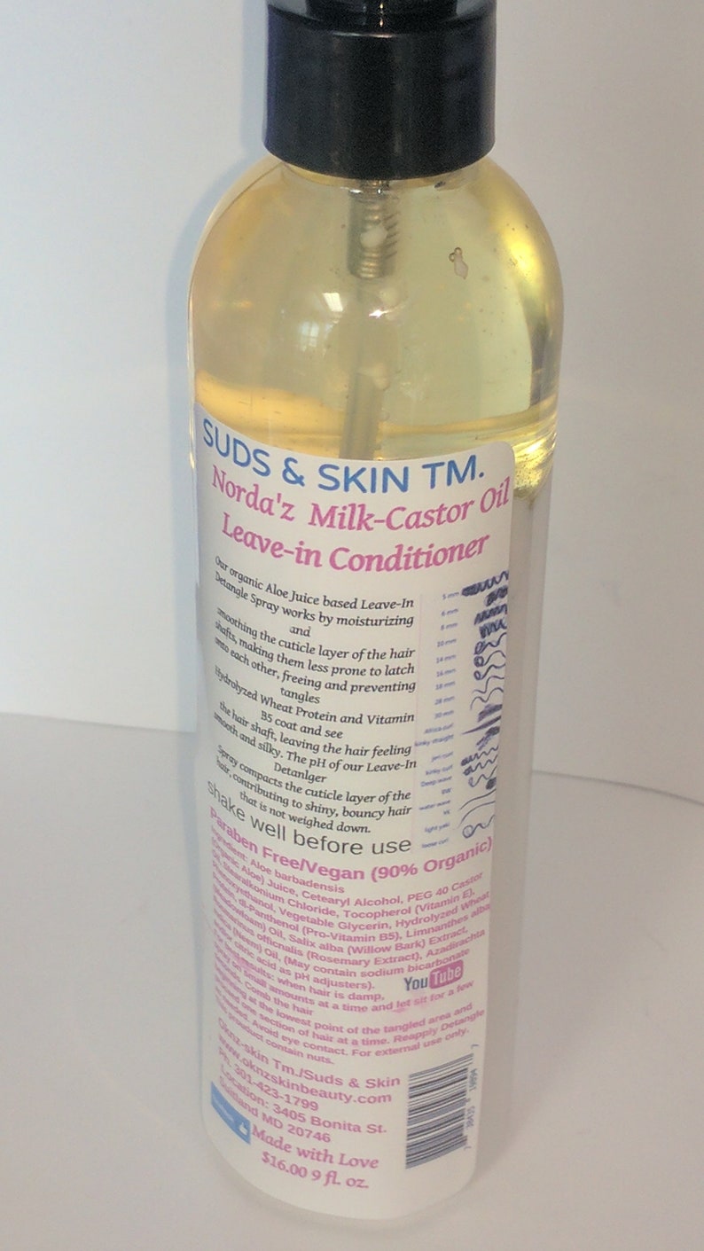 Free Shipping Hair Milk castor Oil Unscented Sweetsop Etsy