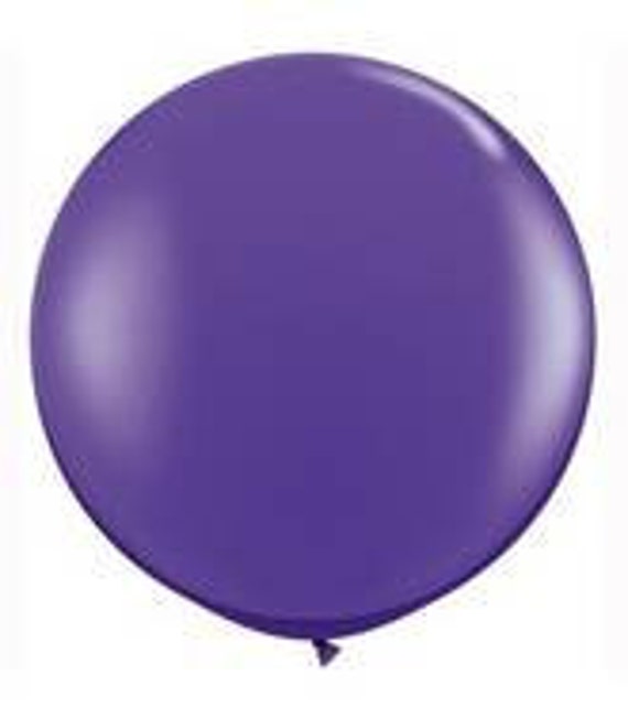 1- Round Purple 36 inch Balloon- Colorful and great quality. Helium Quality Il_570xn
