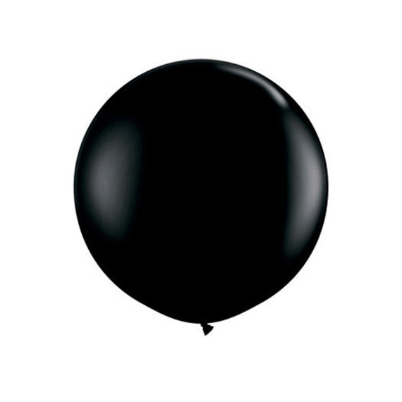 1- Round Black 36 inch Balloon- Colorful and great quality. Helium Quality Il_570xn