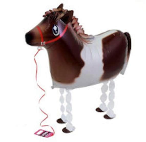 wood walking stick walking cane horse balloon hot air balloon walking pet balloon helium balloon party decor mylar balloon balloon balloon Il_570xn