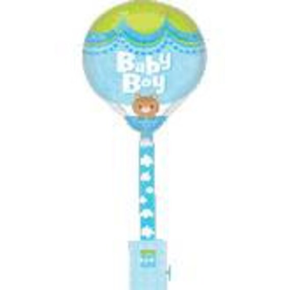 Hot Air Balloon- Baby Boy Colorful and great quality. Baby Shower Balloon Party Il_570xn
