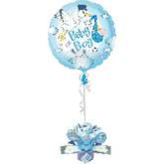 Hot Air Balloon- Baby Boy Colorful and great quality. Baby Shower Balloon Party Il_570xn