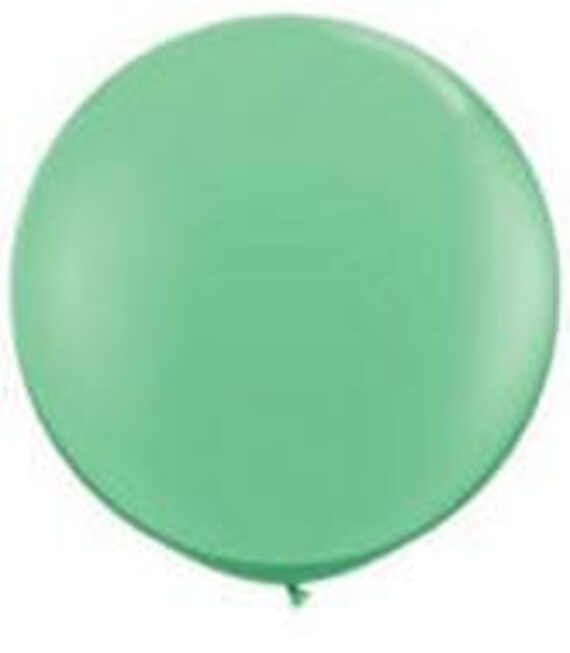1- Round Fern Mint Green 36 inch Balloon- Colorful and great quality. Helium Quality Il_570xn