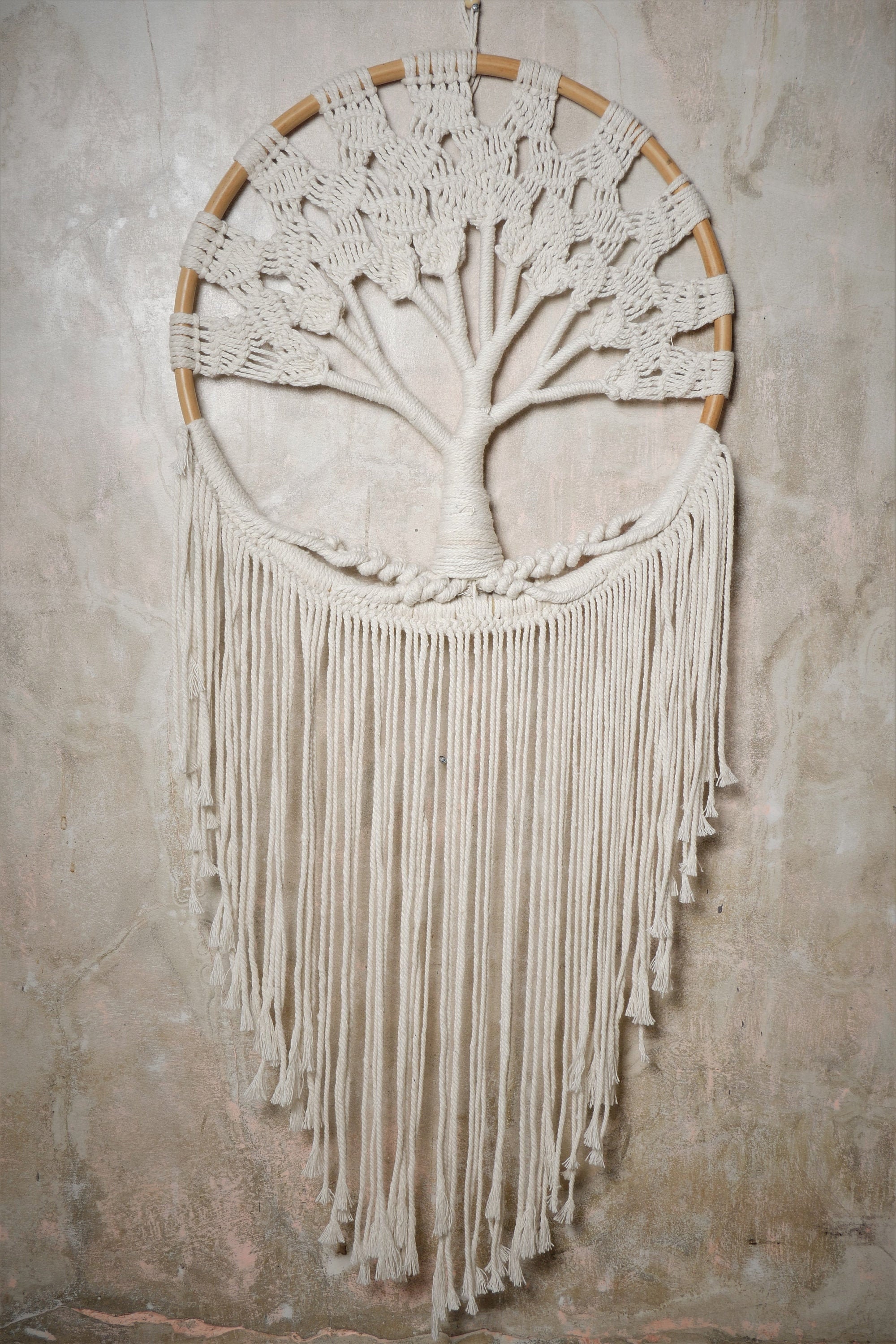 Arbre De Vie Macramé Tuto Tree of Life Macrame Wall Hanging / Large Macrame Wall Hanging - Etsy