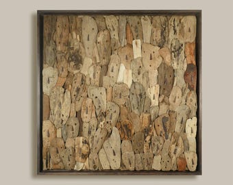 Handmade Driftwood Wall Art: &quot;I See You&quot; Frame Collection
