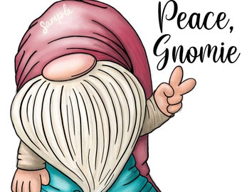 Download Peace Gnome Etsy