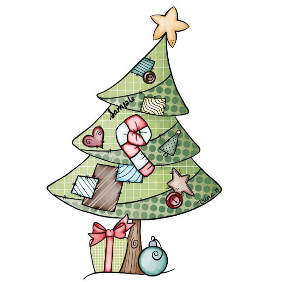 Christmas Tree PNG Clipart Commercial Use Instant Digital - Etsy